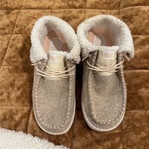 Hey dude, slipper booties size 7.5 worn once